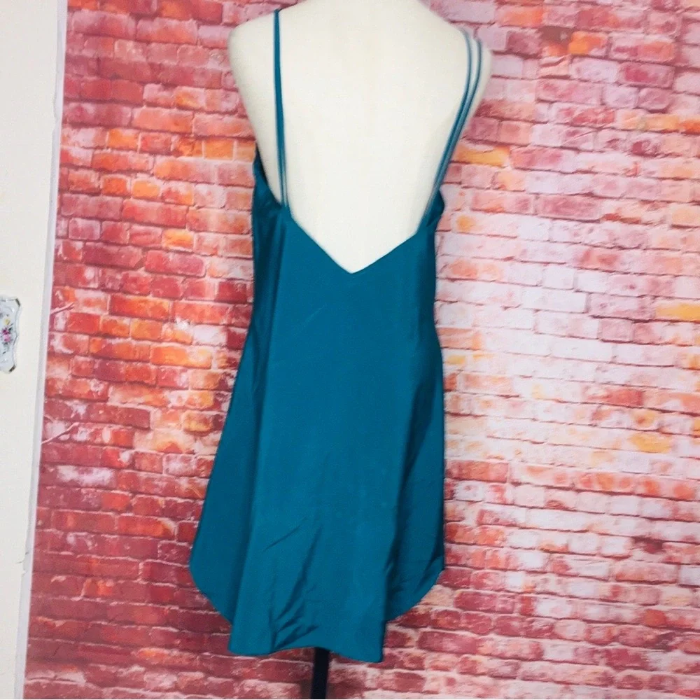 Vintage Victoria’s Secret Deep Teal Gold Label Chemise